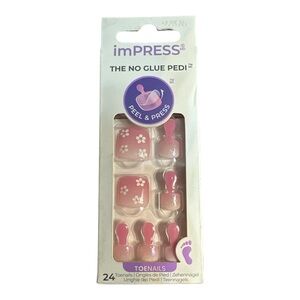 imPRESS Press On Toenails Summer Memories No Glue Pedi Limited Edition